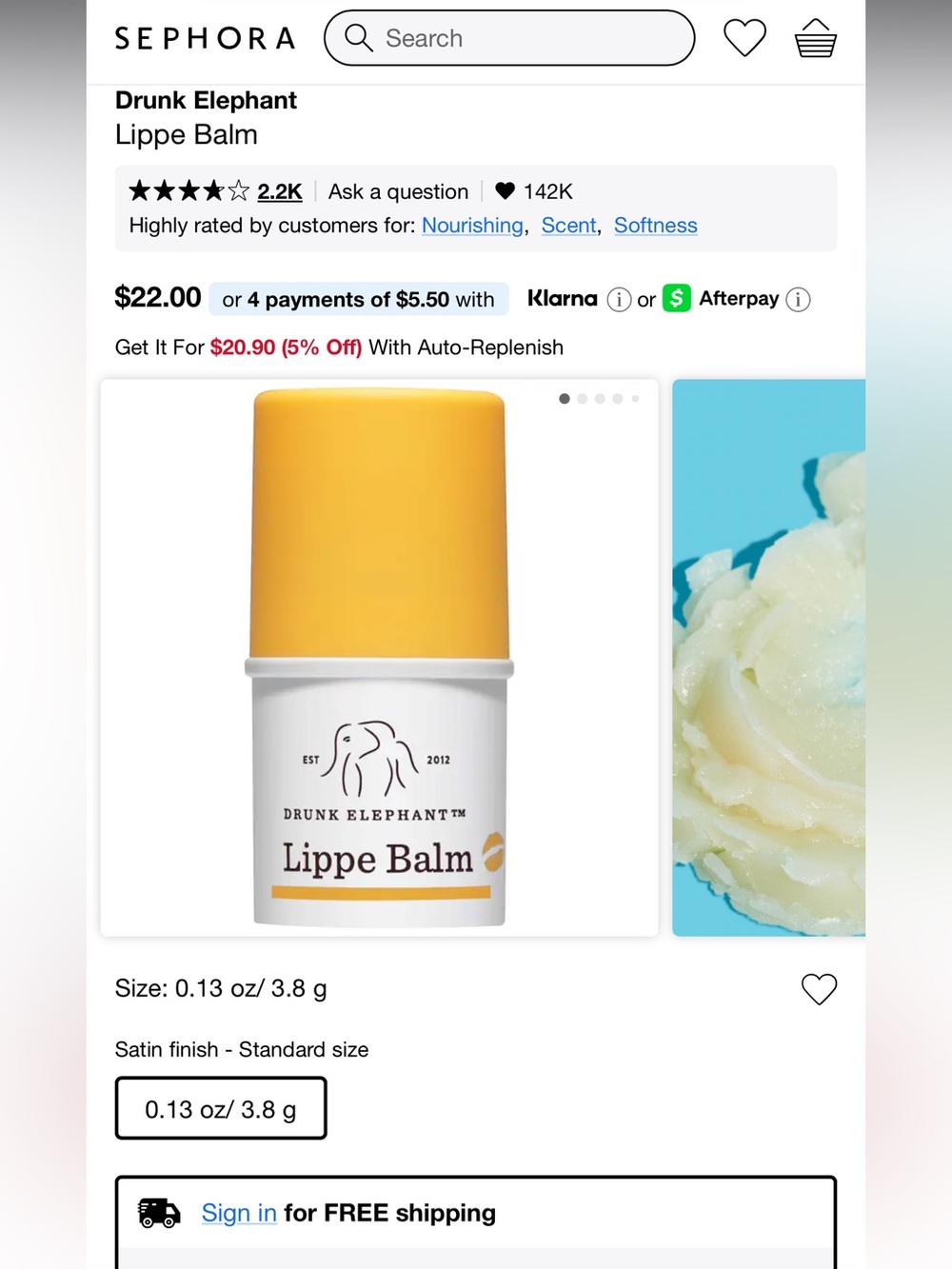 Drunk Elephant Lippe Balm - Picture 4 of 4